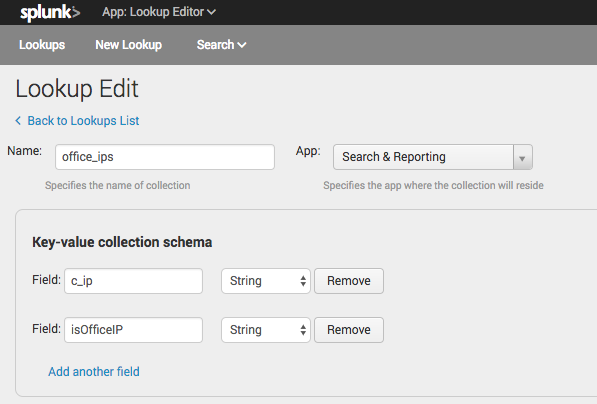 splunk lookup threshold