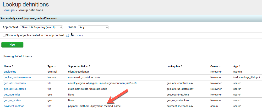 splunk lookup output and input