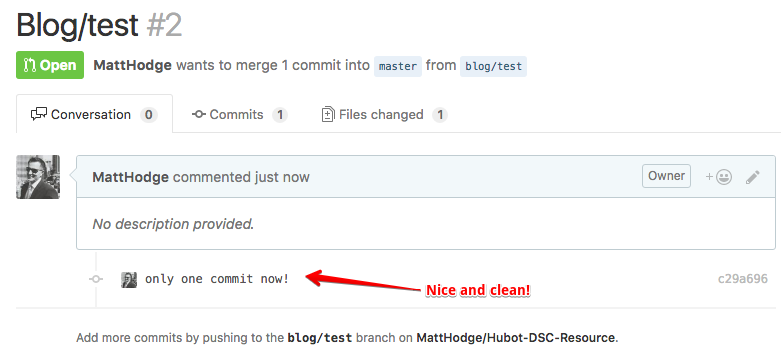 clean pull request