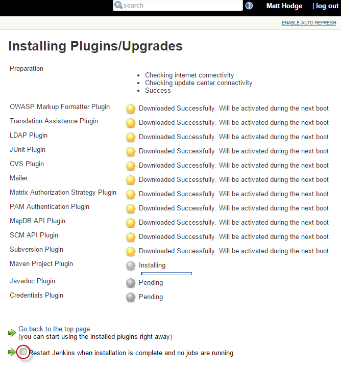 Installing Jenkins Plugin