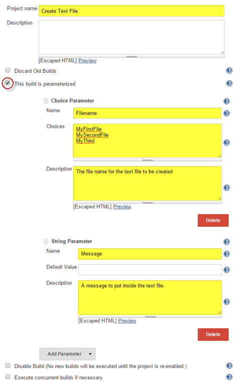 Jenkins Job Creation Progress