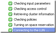 Connect the LUN Again