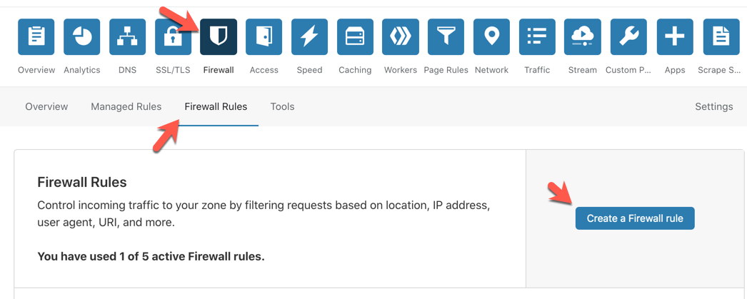 Create Firewall Rule